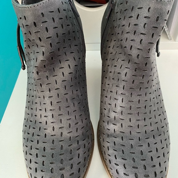 Granger perforated wedge bootie Clearance